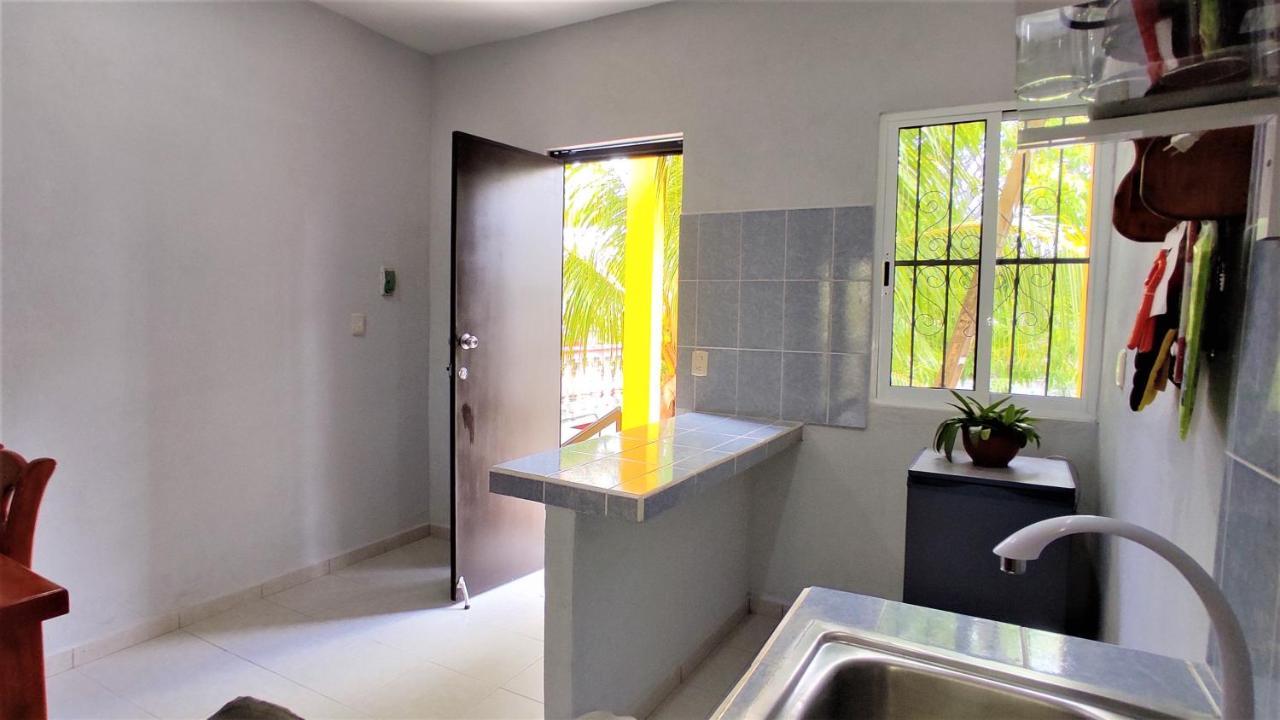 Apartamento Depto en Planta Alta con Balcón y Árboles Frutales Cancún Exterior foto