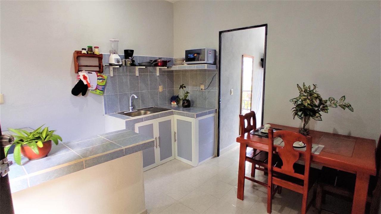 Apartamento Depto en Planta Alta con Balcón y Árboles Frutales Cancún Exterior foto
